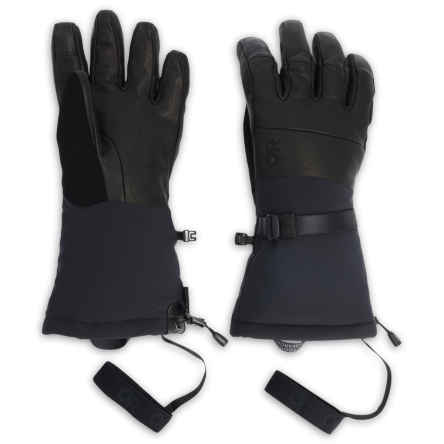 Men's Carbide Sensor Gloves, Saddle/Black