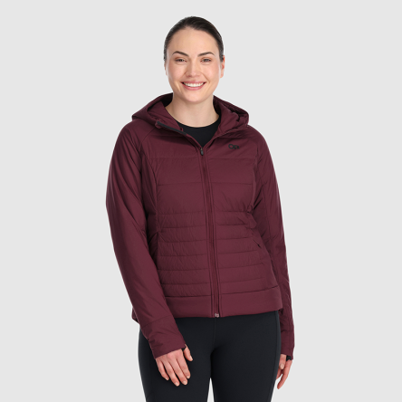 Women's Shadow Insulated Hoodie, Naval Blue
