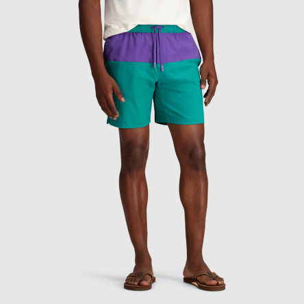 Men's Zendo Multi Shorts, Nimbus/Naval Blue